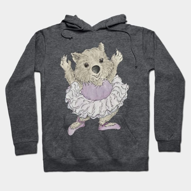 Dancing Wombat Hoodie by AussieLogic